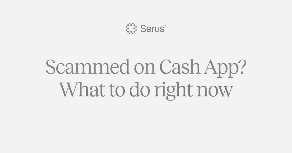 Scammed on Cash App? What to do right now